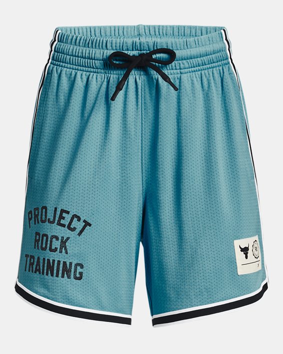 Women's Project Rock Penny Mesh Shorts in Blue image number 4